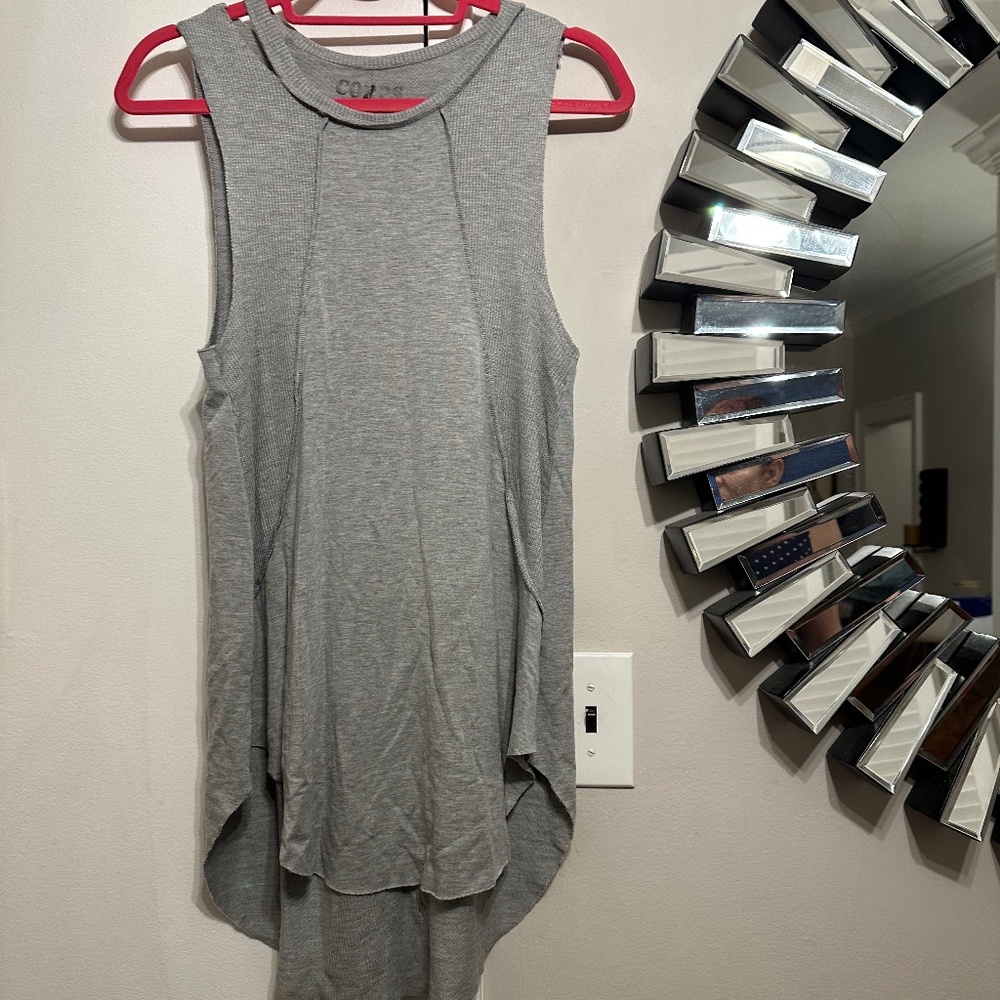Ultra Soft Corps Distressed Grey Tank